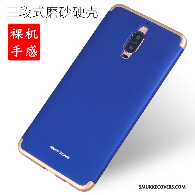 Etui Huawei Mate 9 Pro Metal Ny Ramme, Cover Huawei Mate 9 Pro Beskyttelse Telefonlyserød
