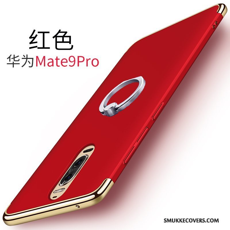 Etui Huawei Mate 9 Pro Metal Rød Hård, Cover Huawei Mate 9 Pro Telefon