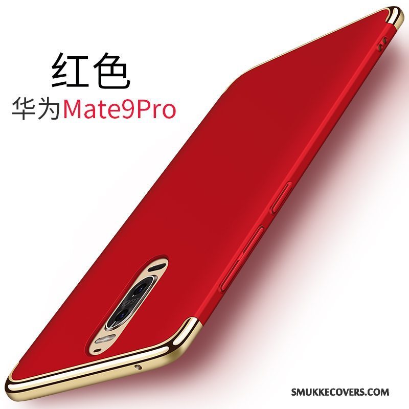 Etui Huawei Mate 9 Pro Metal Rød Hård, Cover Huawei Mate 9 Pro Telefon