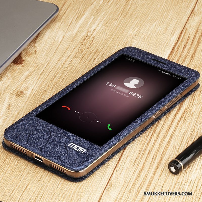 Etui Huawei Mate 9 Silikone Anti-fald Sort, Cover Huawei Mate 9 Beskyttelse Vinduer Telefon