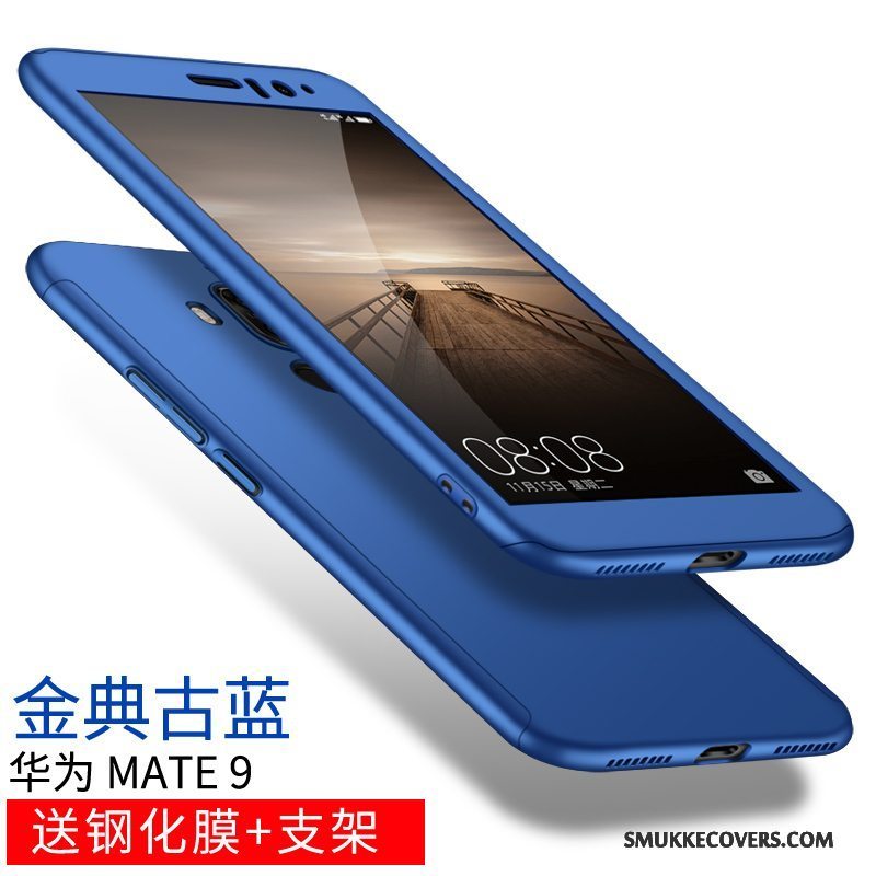 Etui Huawei Mate 9 Silikone Anti-fald Sort, Cover Huawei Mate 9 Tasker Telefon