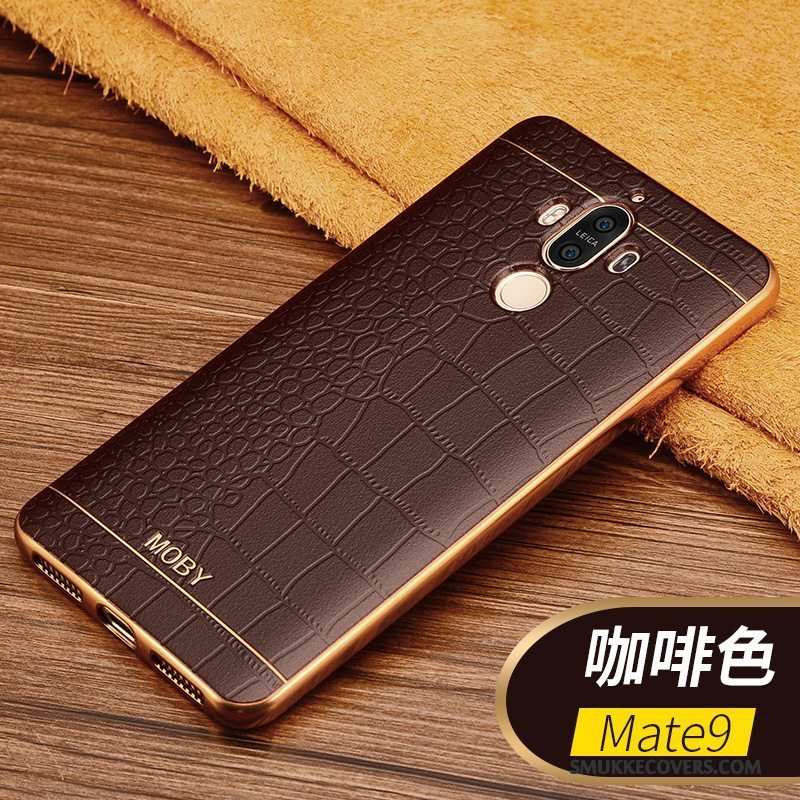 Etui Huawei Mate 9 Silikone Belægning Business, Cover Huawei Mate 9 Beskyttelse Anti-fald Telefon