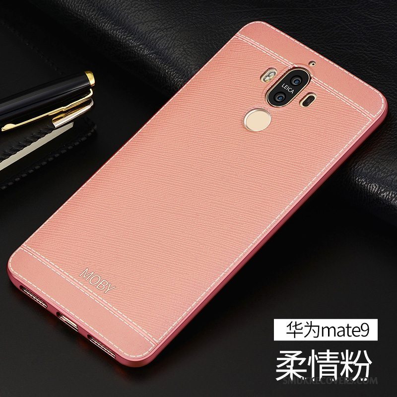 Etui Huawei Mate 9 Silikone Belægning Business, Cover Huawei Mate 9 Beskyttelse Anti-fald Telefon