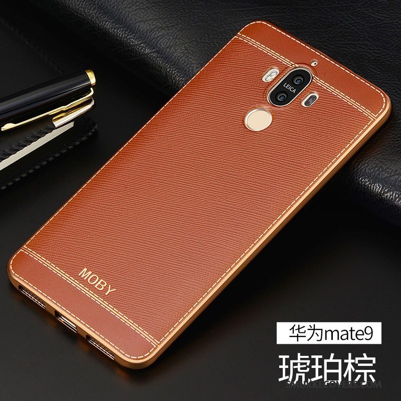 Etui Huawei Mate 9 Silikone Belægning Business, Cover Huawei Mate 9 Beskyttelse Anti-fald Telefon