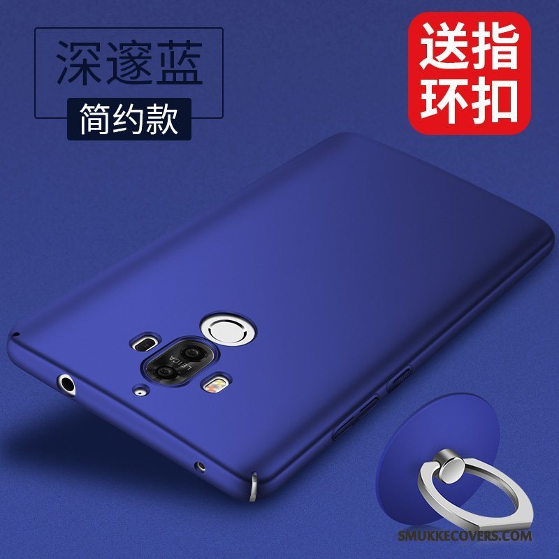 Etui Huawei Mate 9 Silikone Lyserød Tynd, Cover Huawei Mate 9 Beskyttelse Nubuck Telefon