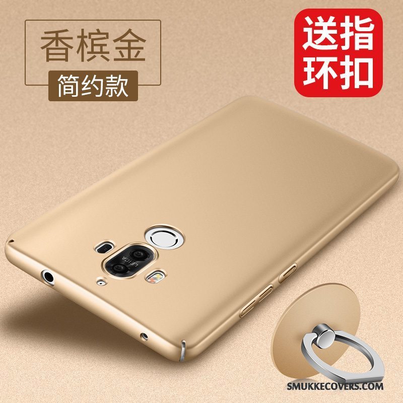 Etui Huawei Mate 9 Silikone Lyserød Tynd, Cover Huawei Mate 9 Beskyttelse Nubuck Telefon