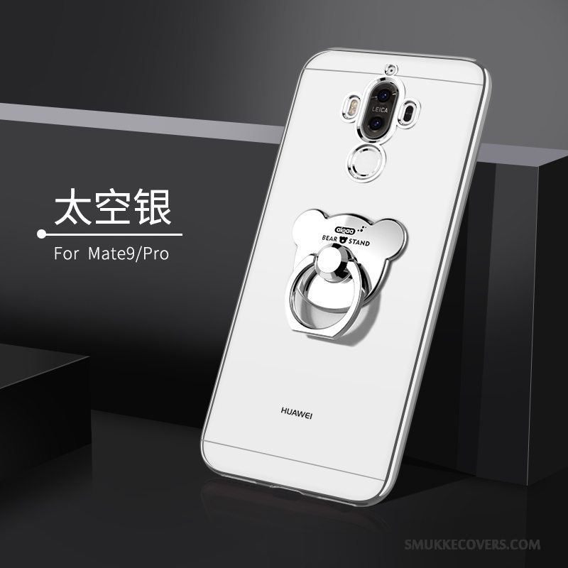 Etui Huawei Mate 9 Silikone Telefontynd, Cover Huawei Mate 9 Blød Guld Anti-fald