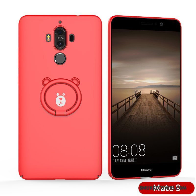 Etui Huawei Mate 9 Silikone Tynd Rød, Cover Huawei Mate 9 Tasker Anti-fald Telefon