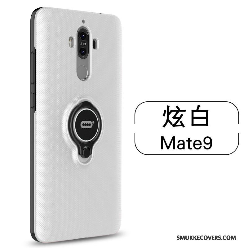 Etui Huawei Mate 9 Support Anti-fald Knapper, Cover Huawei Mate 9 Silikone Ring Grøn