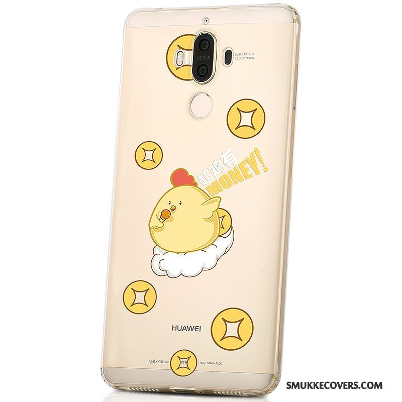 Etui Huawei Mate 9 Tasker Af Personlighed Trend, Cover Huawei Mate 9 Cartoon Gul Telefon