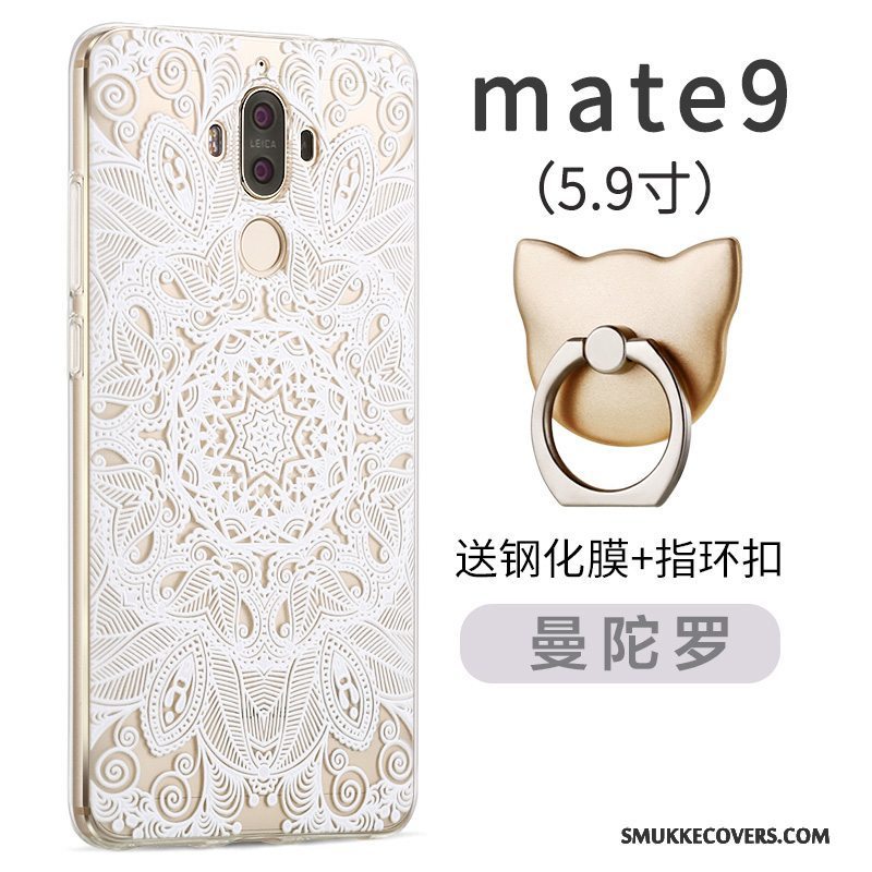 Etui Huawei Mate 9 Tasker Anti-fald Lilla, Cover Huawei Mate 9 Silikone Telefonaf Personlighed