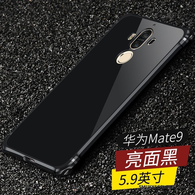 Etui Huawei Mate 9 Tasker Anti-fald Telefon, Cover Huawei Mate 9 Metal Hård Ramme