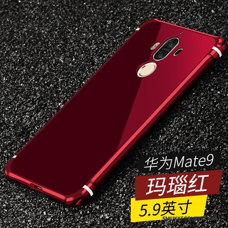 Etui Huawei Mate 9 Tasker Anti-fald Telefon, Cover Huawei Mate 9 Metal Hård Ramme