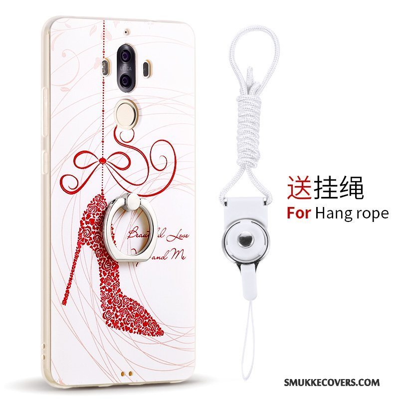 Etui Huawei Mate 9 Tasker Hængende Ornamenter Ring, Cover Huawei Mate 9 Beskyttelse Telefonanti-fald