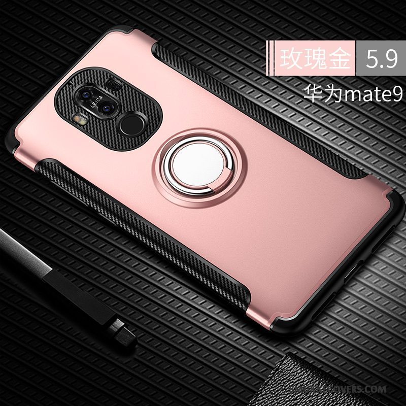 Etui Huawei Mate 9 Tasker Rød Telefon, Cover Huawei Mate 9 Kreativ Anti-fald