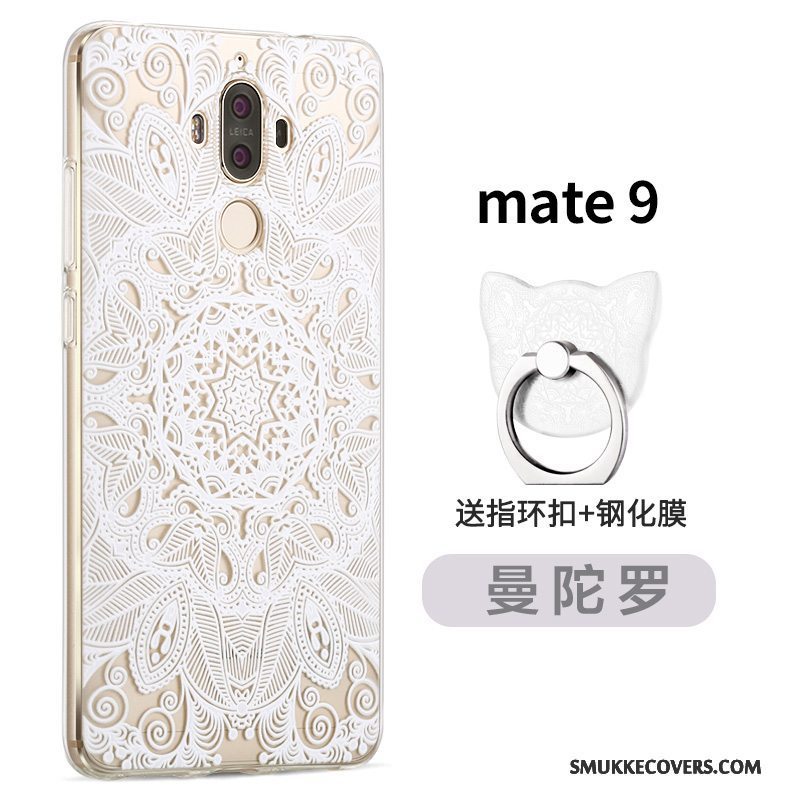 Etui Huawei Mate 9 Tasker Telefongennemsigtig, Cover Huawei Mate 9 Silikone