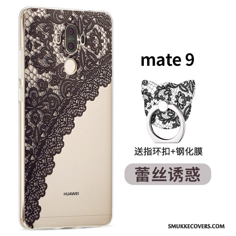 Etui Huawei Mate 9 Tasker Telefongennemsigtig, Cover Huawei Mate 9 Silikone