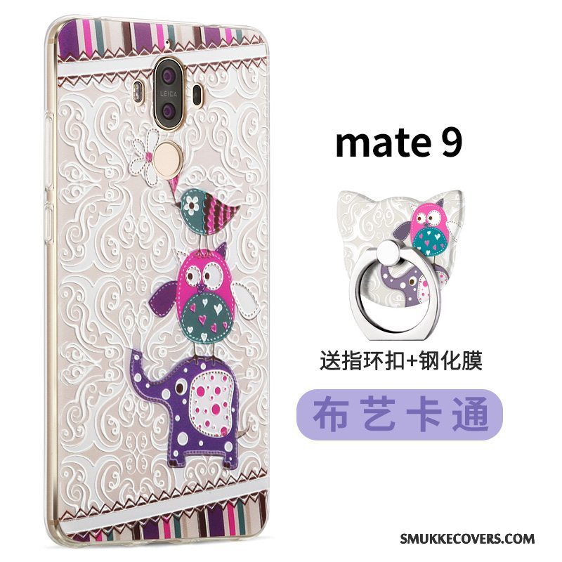 Etui Huawei Mate 9 Tasker Telefongennemsigtig, Cover Huawei Mate 9 Silikone
