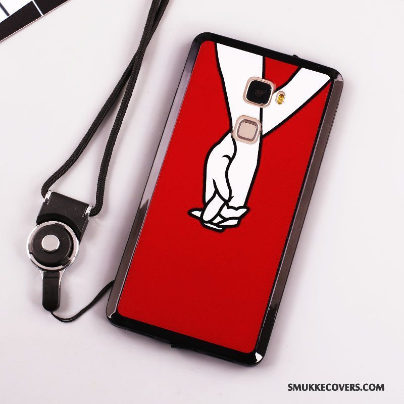 Etui Huawei Mate S Beskyttelse Ny Hængende Ornamenter, Cover Huawei Mate S Blød Hvid Telefon