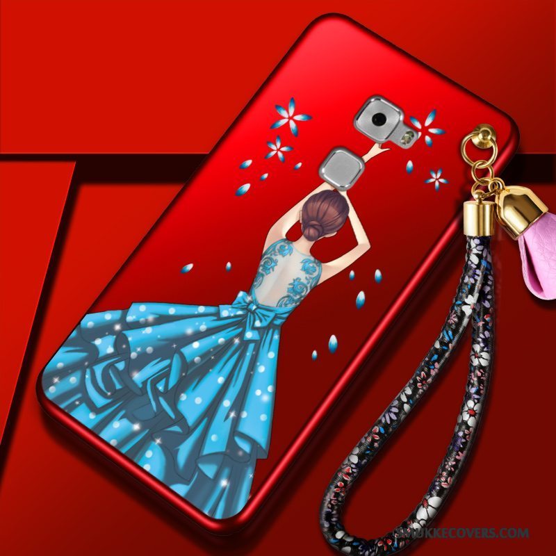 Etui Huawei Mate S Blød Trend Anti-fald, Cover Huawei Mate S Silikone Hængende Ornamenter Telefon