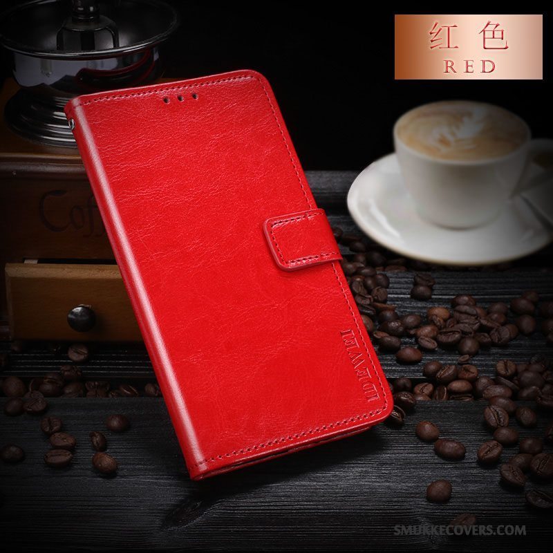 Etui Huawei Mate S Læder Anti-fald Tegnebog, Cover Huawei Mate S Folio Telefon