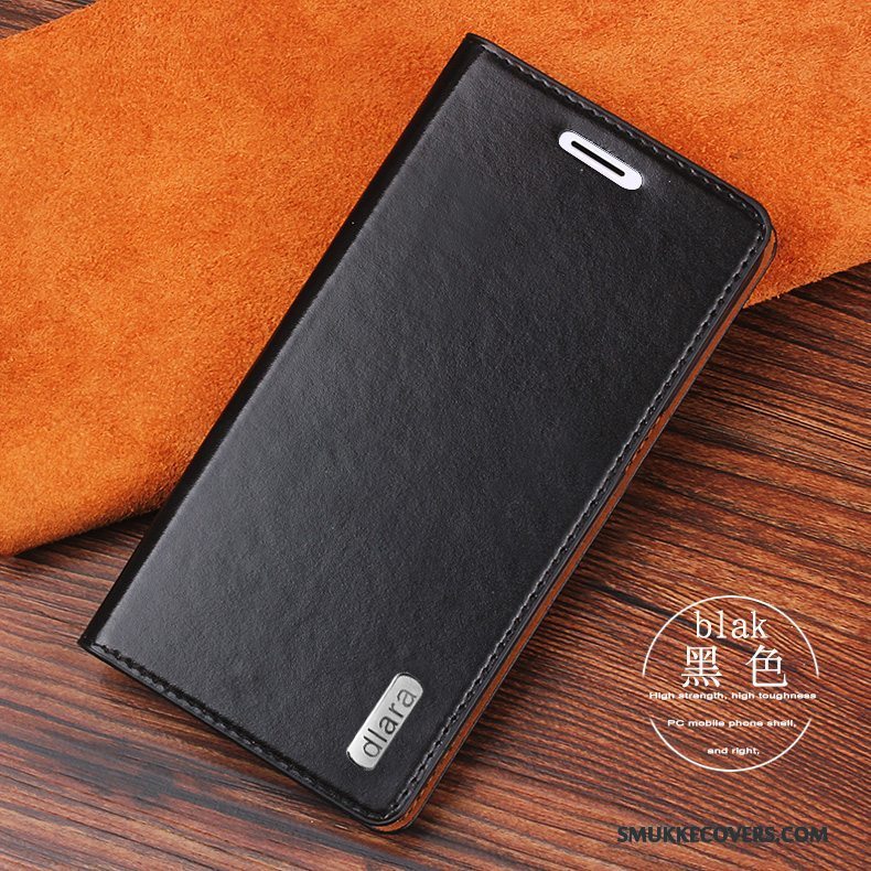 Etui Huawei Mate S Læder Trend Telefon, Cover Huawei Mate S Folio Orange Anti-fald