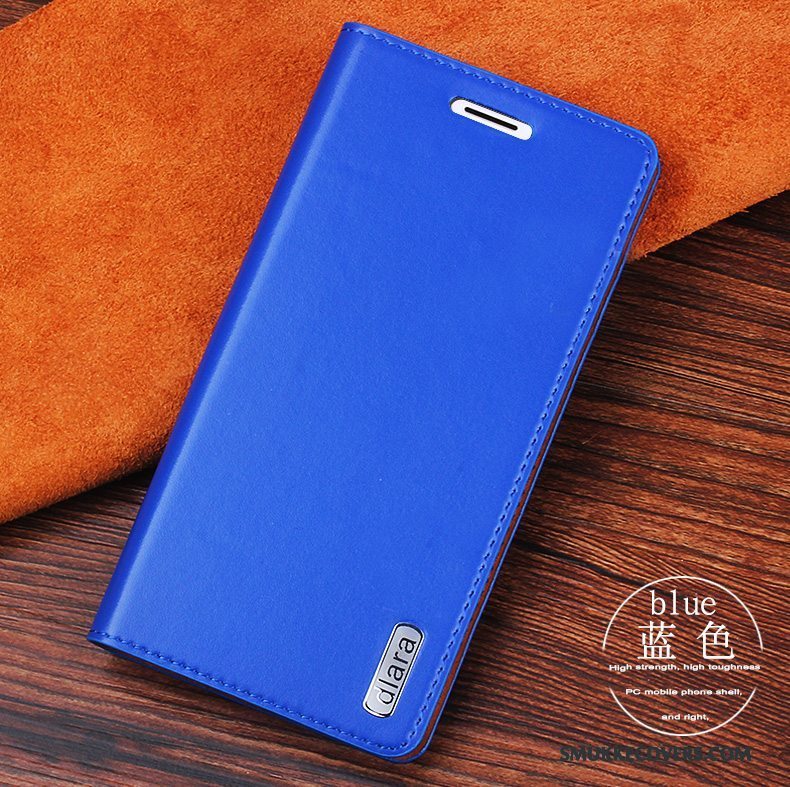 Etui Huawei Mate S Læder Trend Telefon, Cover Huawei Mate S Folio Orange Anti-fald