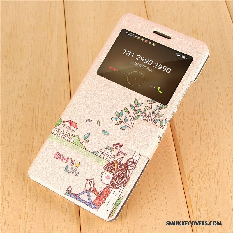 Etui Huawei Mate S Malet Lilla Telefon, Cover Huawei Mate S Beskyttelse