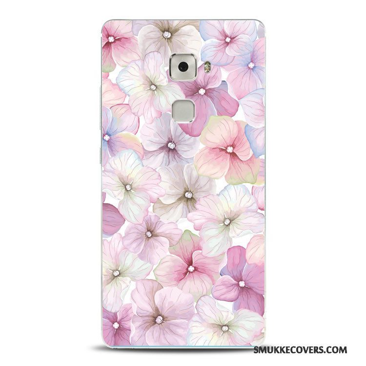 Etui Huawei Mate S Silikone Telefonblomster, Cover Huawei Mate S Farve Rød Af Personlighed