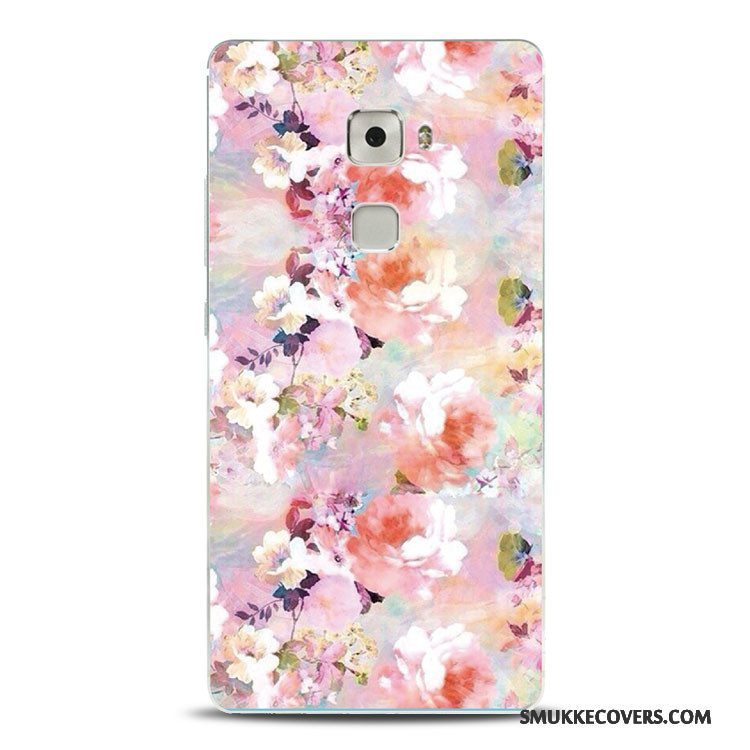 Etui Huawei Mate S Silikone Telefonblomster, Cover Huawei Mate S Farve Rød Af Personlighed