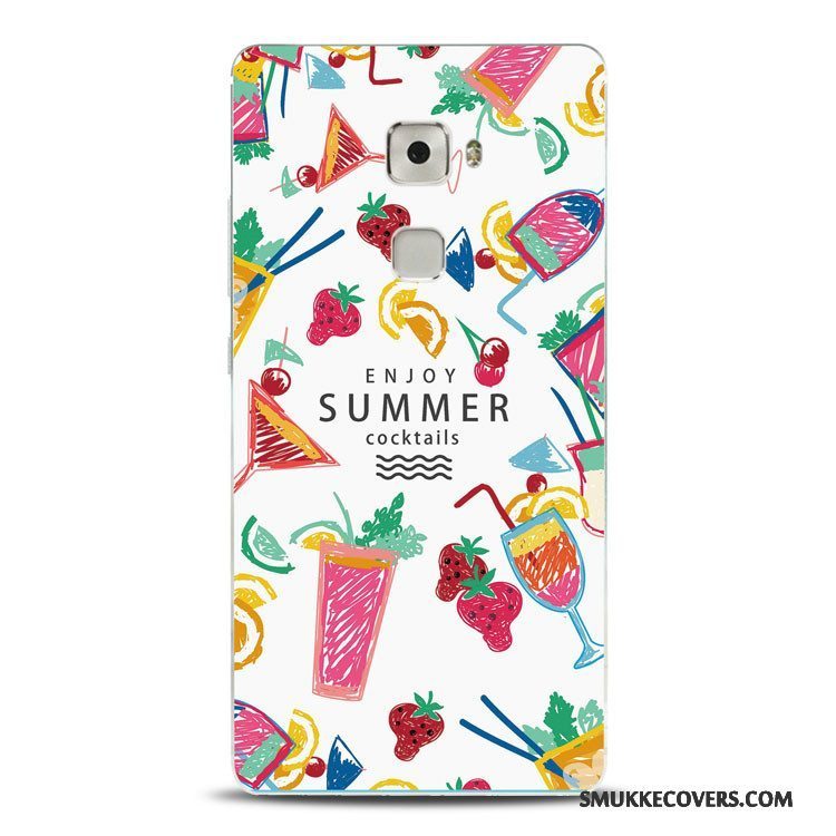 Etui Huawei Mate S Silikone Telefonblomster, Cover Huawei Mate S Farve Rød Af Personlighed