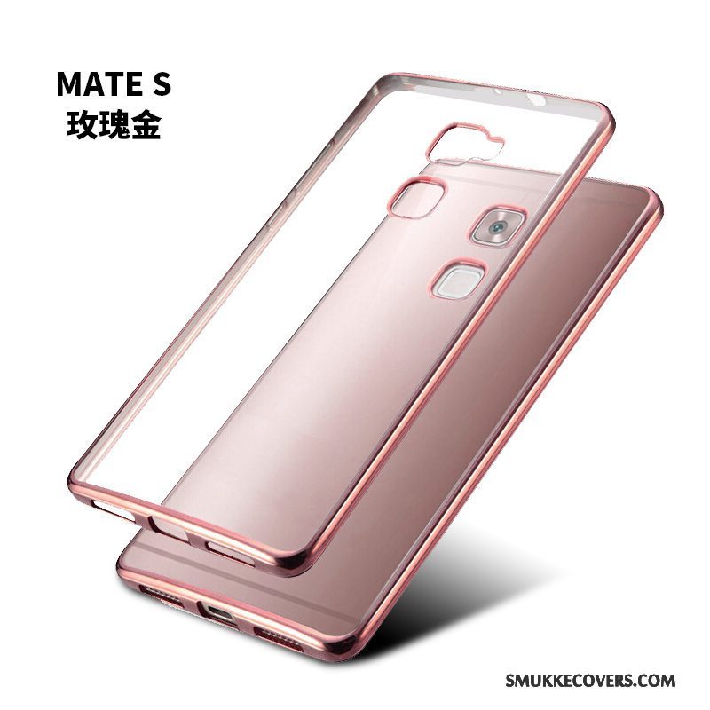 Etui Huawei Mate S Tasker Guld Anti-fald, Cover Huawei Mate S Silikone Telefon