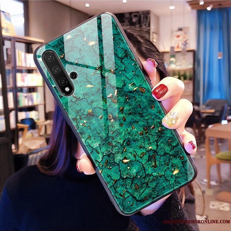 Etui Huawei Nova 5t Beskyttelse Af Personlighed Glas, Cover Huawei Nova 5t Lilla Mønster