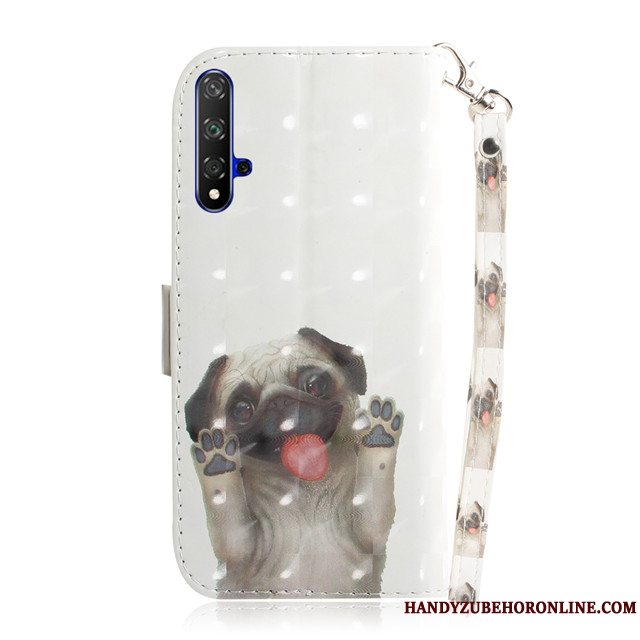 Etui Huawei Nova 5t Beskyttelse Telefonanti-fald, Cover Huawei Nova 5t Cartoon Grøn Smuk