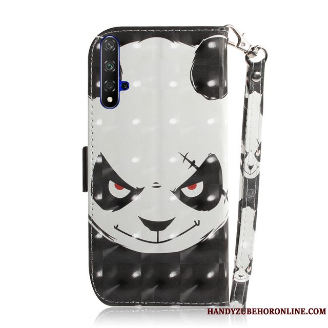 Etui Huawei Nova 5t Beskyttelse Telefonanti-fald, Cover Huawei Nova 5t Cartoon Grøn Smuk