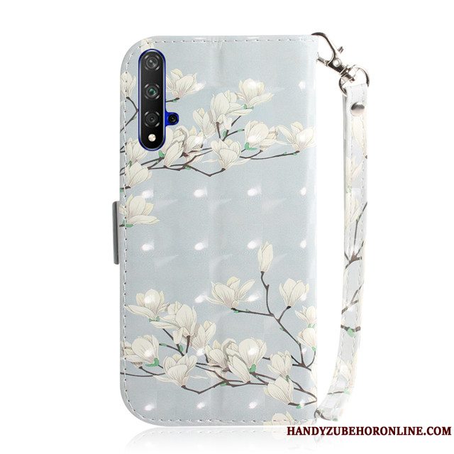 Etui Huawei Nova 5t Beskyttelse Telefonanti-fald, Cover Huawei Nova 5t Cartoon Grøn Smuk