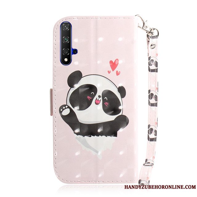 Etui Huawei Nova 5t Beskyttelse Telefonanti-fald, Cover Huawei Nova 5t Cartoon Grøn Smuk