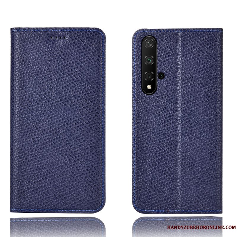 Etui Huawei Nova 5t Beskyttelse Telefonmønster, Cover Huawei Nova 5t Tasker Rød Mesh