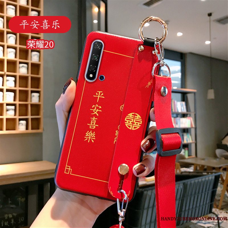 Etui Huawei Nova 5t Blød Ny Af Personlighed, Cover Huawei Nova 5t Rød Telefon