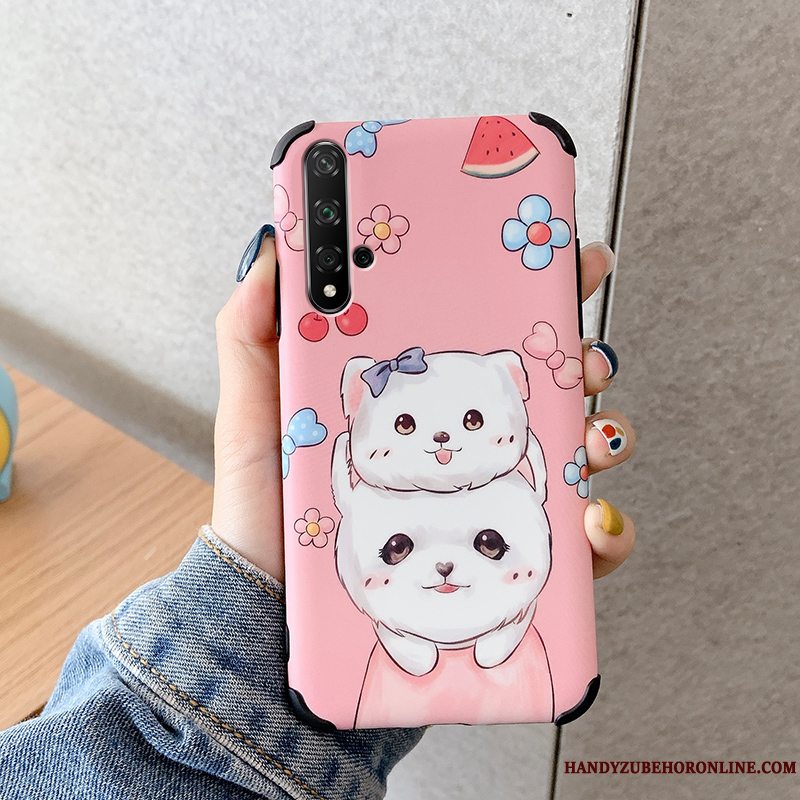 Etui Huawei Nova 5t Cartoon Telefonny, Cover Huawei Nova 5t Blød Rotte Anti-fald