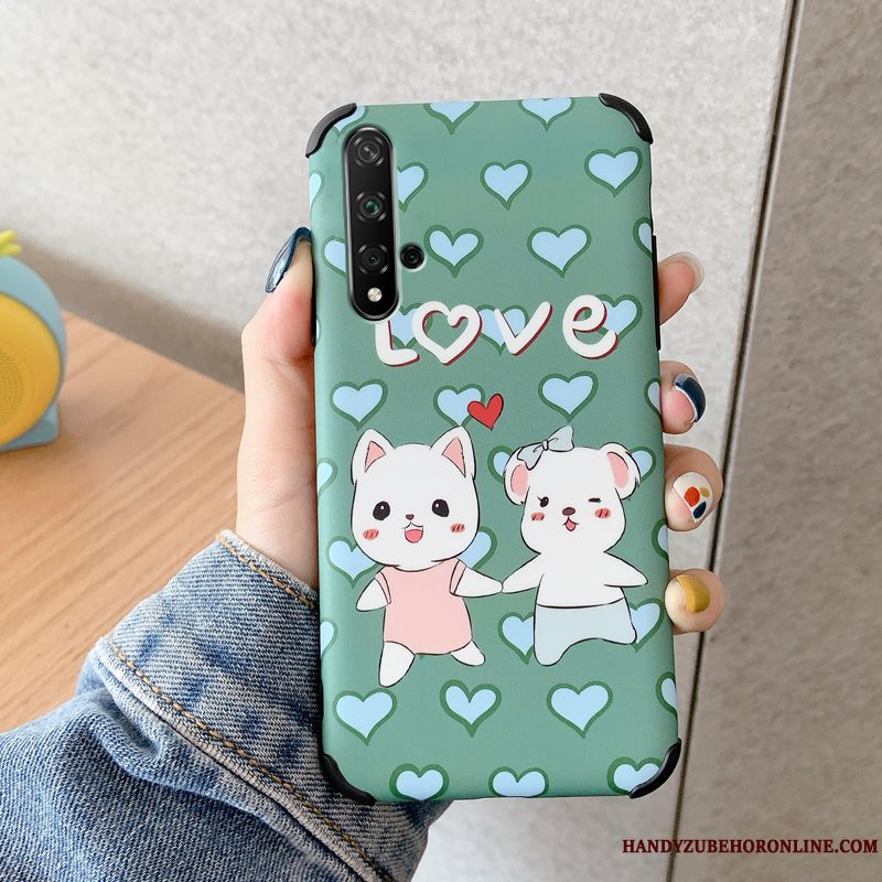 Etui Huawei Nova 5t Cartoon Telefonny, Cover Huawei Nova 5t Blød Rotte Anti-fald