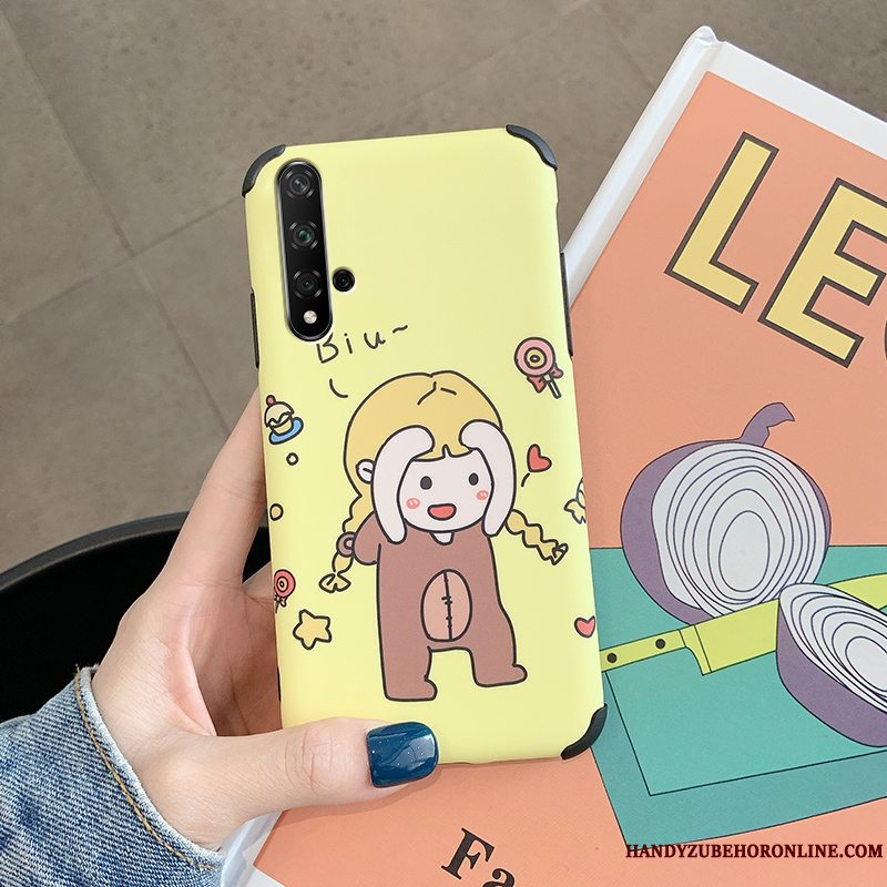 Etui Huawei Nova 5t Cartoon Telefonny, Cover Huawei Nova 5t Blød Rotte Anti-fald