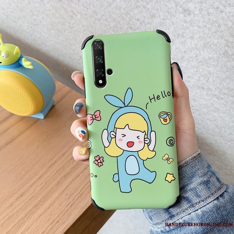 Etui Huawei Nova 5t Cartoon Telefonny, Cover Huawei Nova 5t Blød Rotte Anti-fald