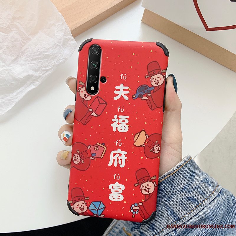 Etui Huawei Nova 5t Cartoon Telefonny, Cover Huawei Nova 5t Blød Rotte Anti-fald