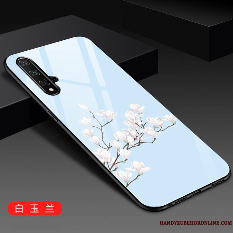 Etui Huawei Nova 5t Mode Anti-fald Telefon, Cover Huawei Nova 5t Trend Blå