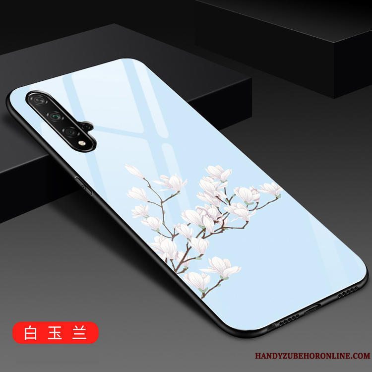 Etui Huawei Nova 5t Mode Anti-fald Telefon, Cover Huawei Nova 5t Trend Blå