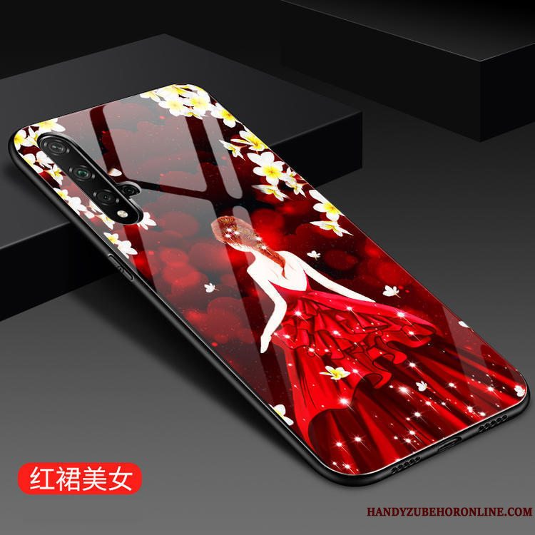 Etui Huawei Nova 5t Mode Anti-fald Telefon, Cover Huawei Nova 5t Trend Blå