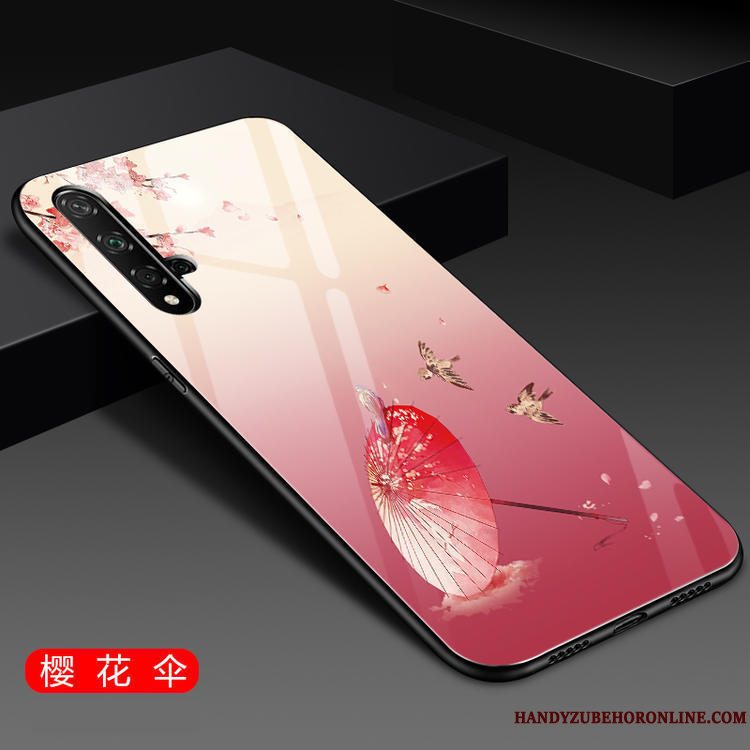 Etui Huawei Nova 5t Mode Anti-fald Telefon, Cover Huawei Nova 5t Trend Blå