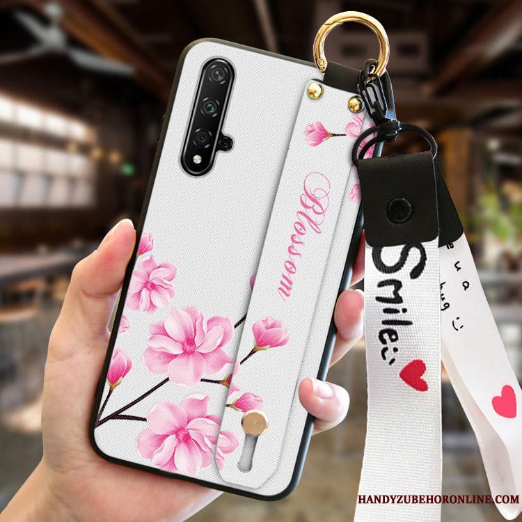 Etui Huawei Nova 5t Mode Ny Lyserød, Cover Huawei Nova 5t Silikone Anti-fald Telefon