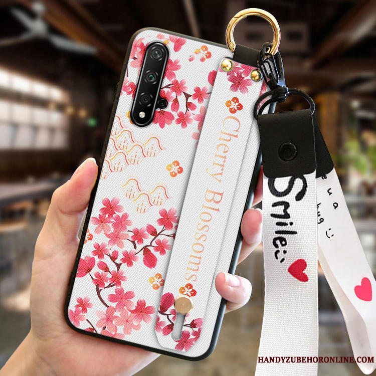 Etui Huawei Nova 5t Mode Ny Lyserød, Cover Huawei Nova 5t Silikone Anti-fald Telefon